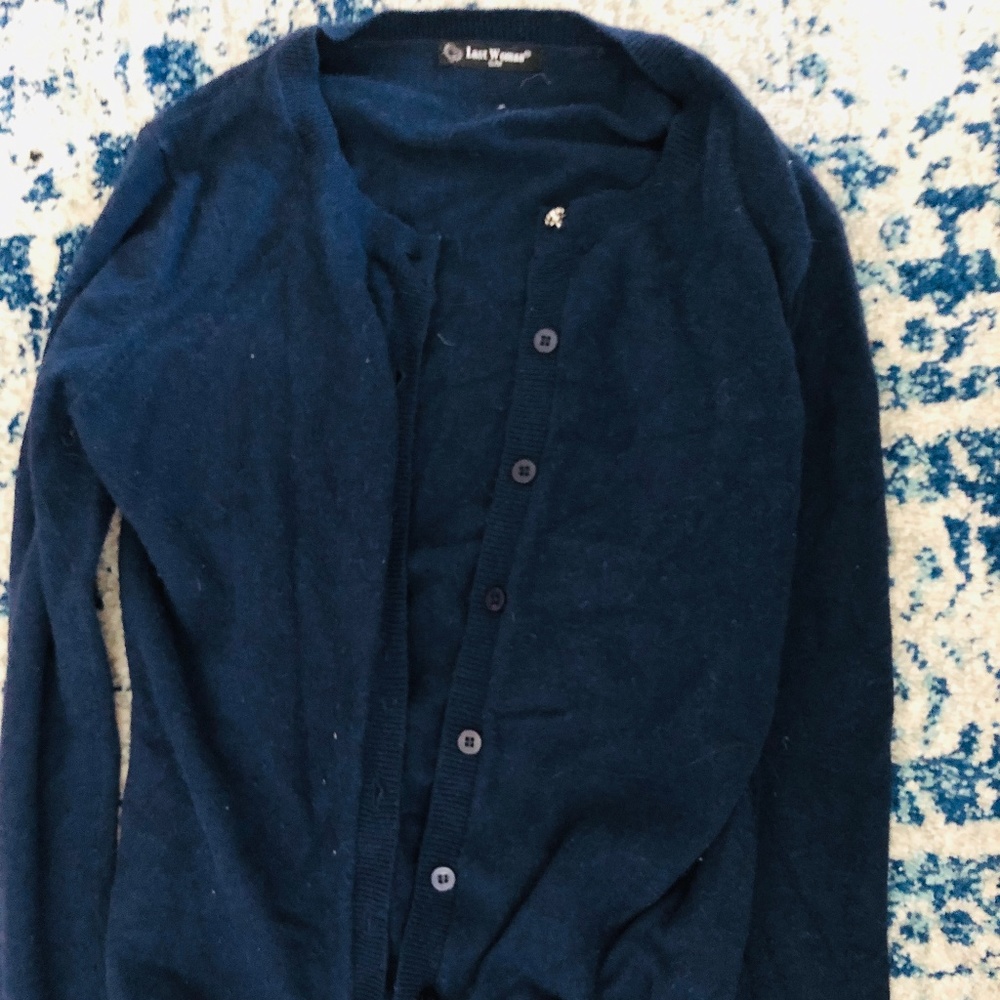 Navy Blue Cardigan